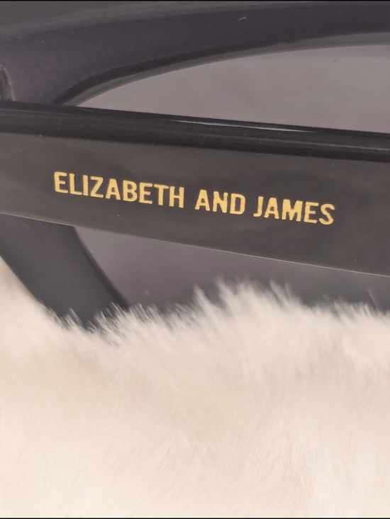 Elizabeth and James Dark Blue Acetate Cat-Eye Sunglasses - NWOT main image 5